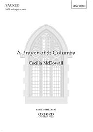 A Prayer of St. Columba SATB choral sheet music cover Thumbnail